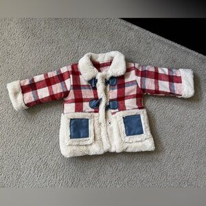Plaid Girls Coat